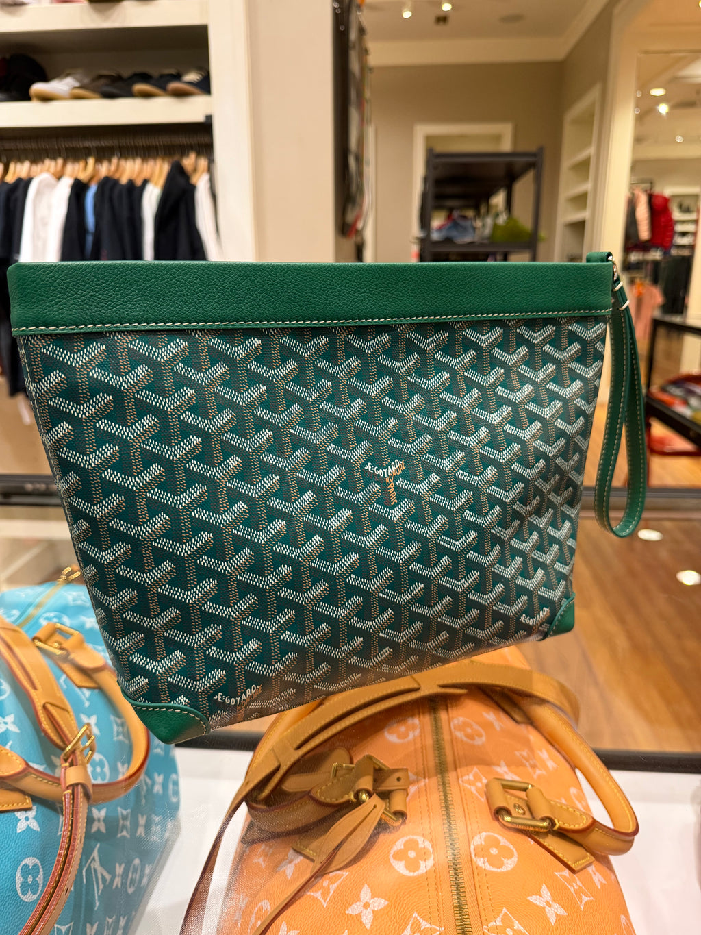 Goyard Conti Pouch - Green