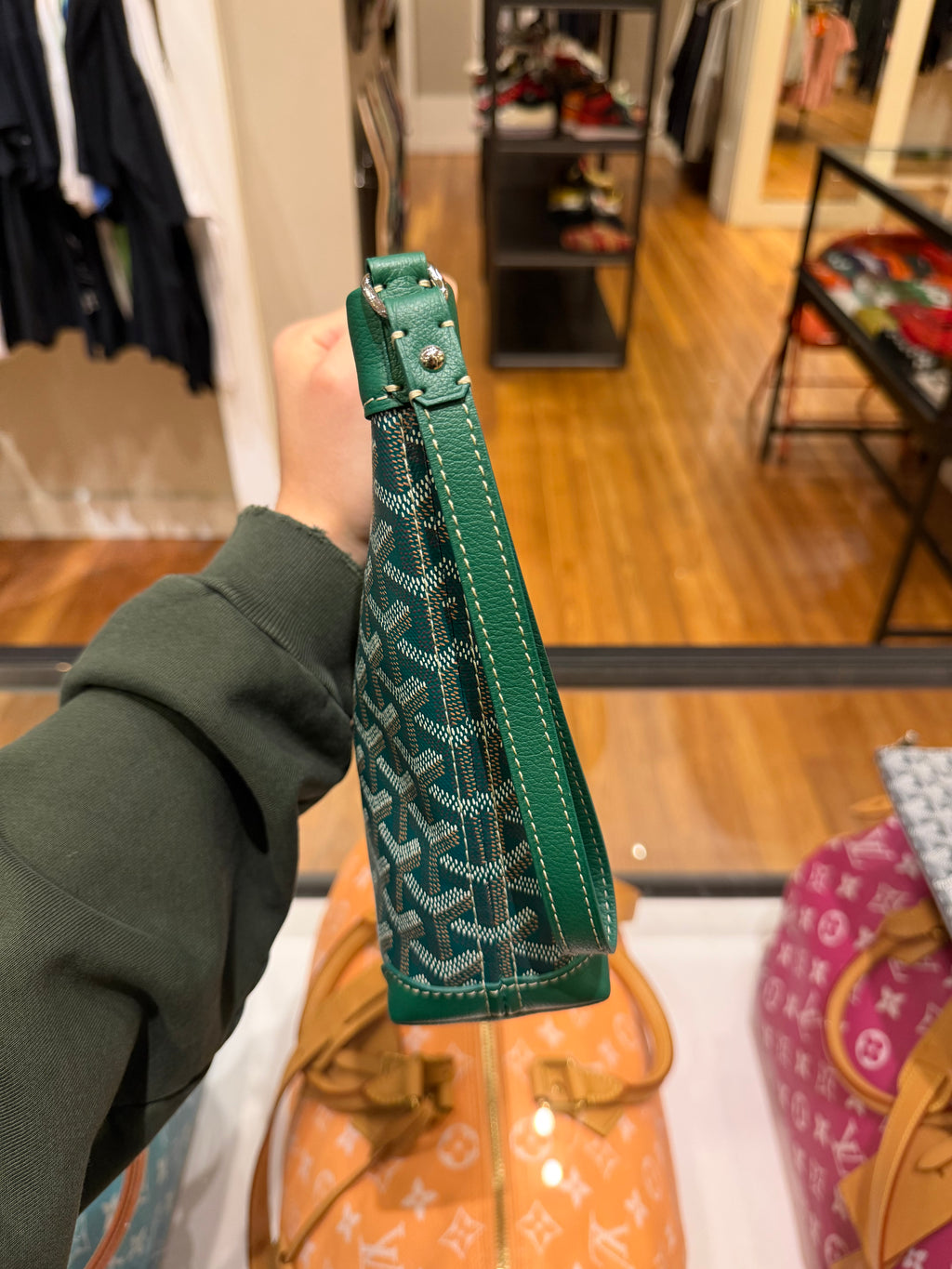 Goyard Conti Pouch - Green