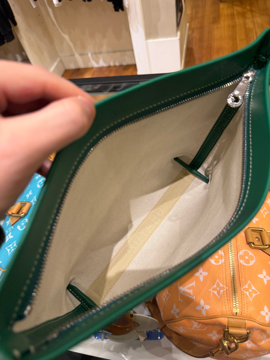 Goyard Conti Pouch - Green
