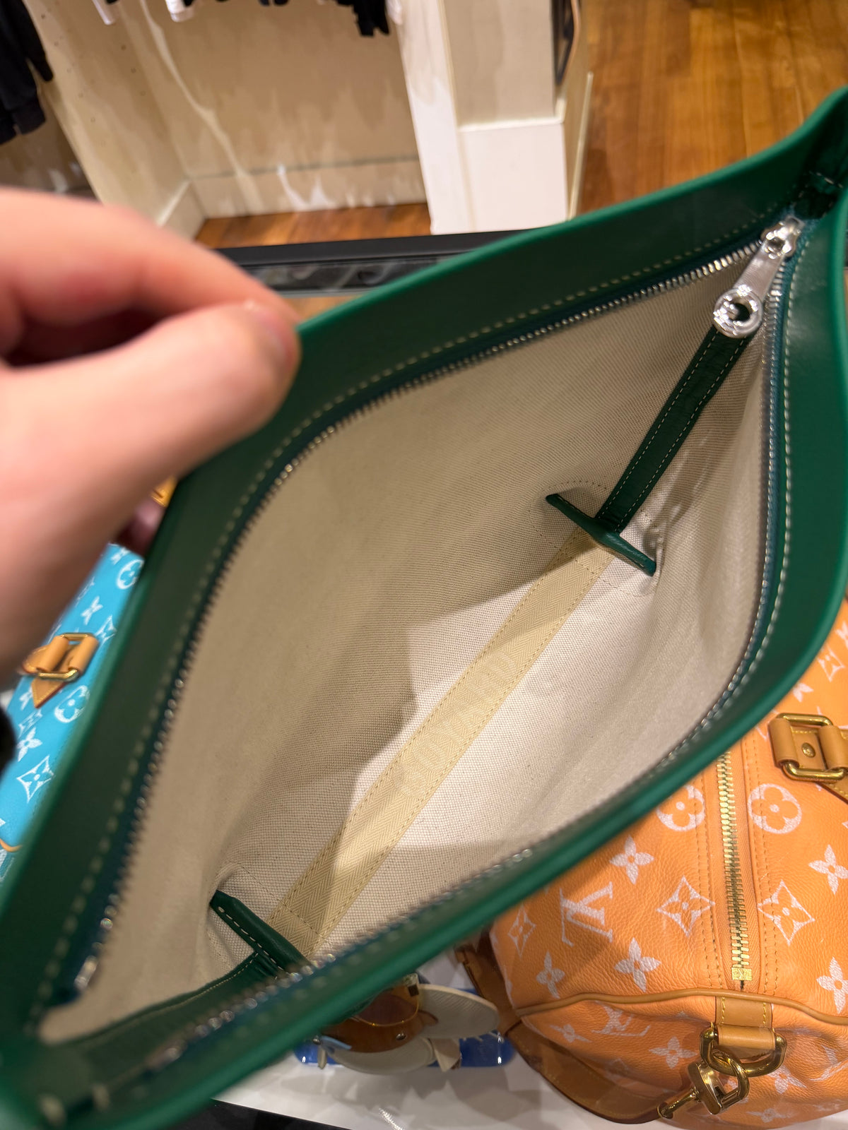 Goyard Conti Pouch - Green