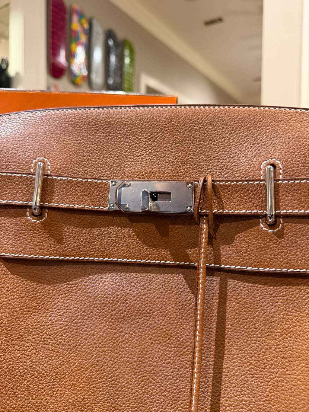 Hermes Hac a Dos GM Backpack in Fauve Barenia Faubourg