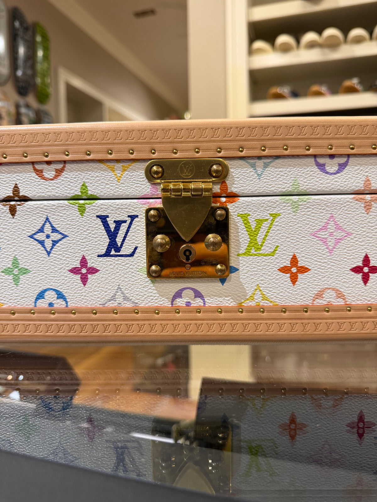 Louis Vuitton LV x TM Coffret 8 Montres NV Monogram Watch Trunk - White