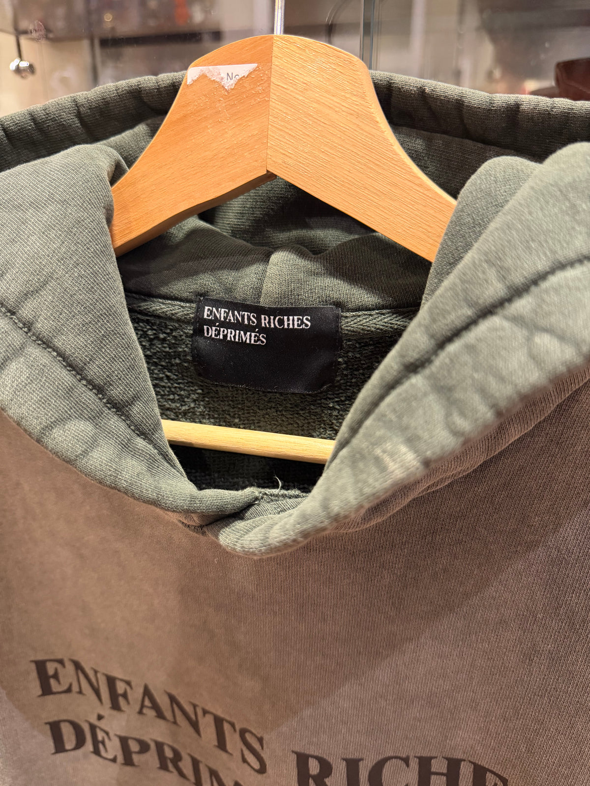 Enfants Riches Deprimes Logo Distressed Hoodie