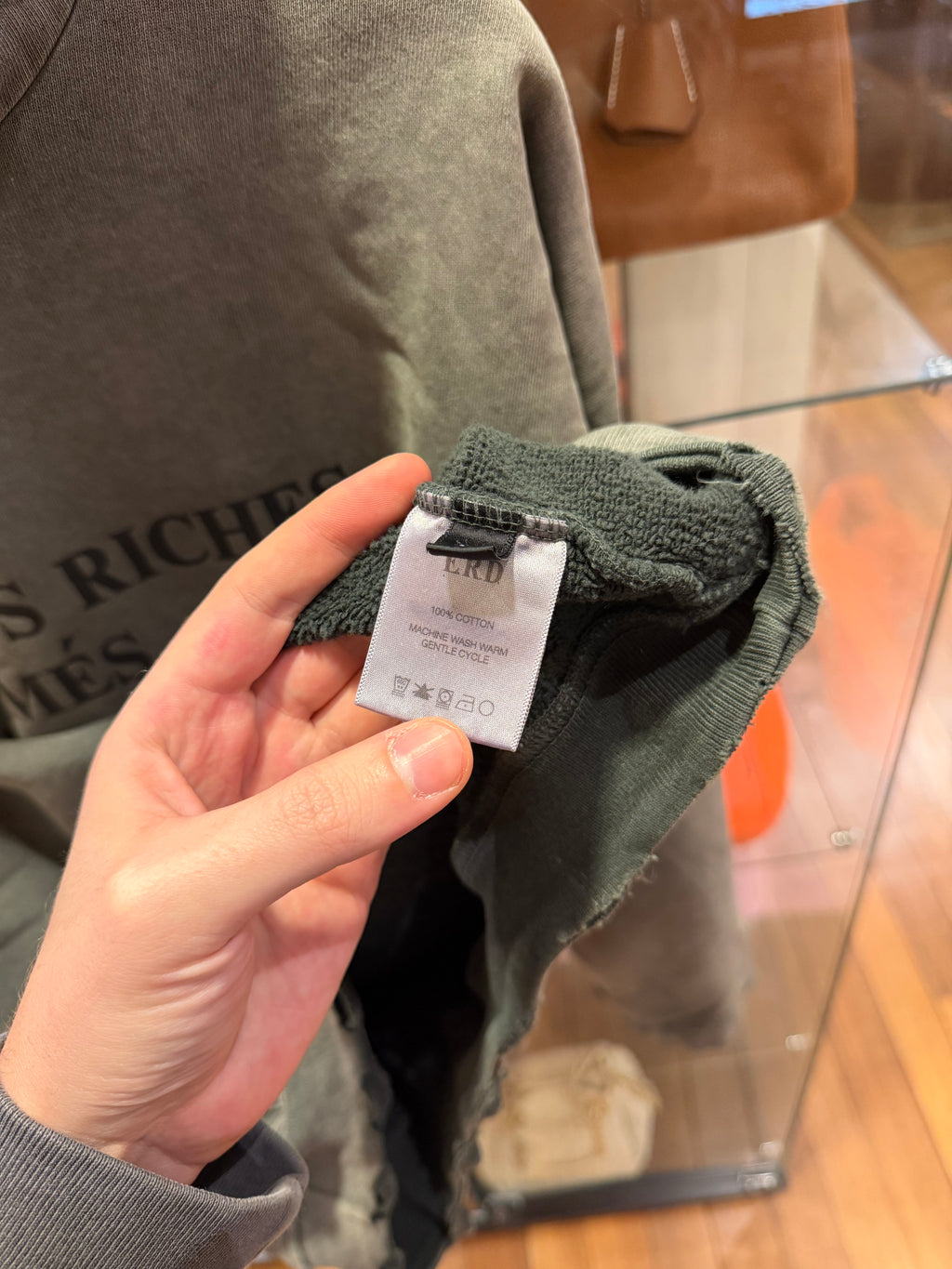 Enfants Riches Deprimes Logo Distressed Hoodie