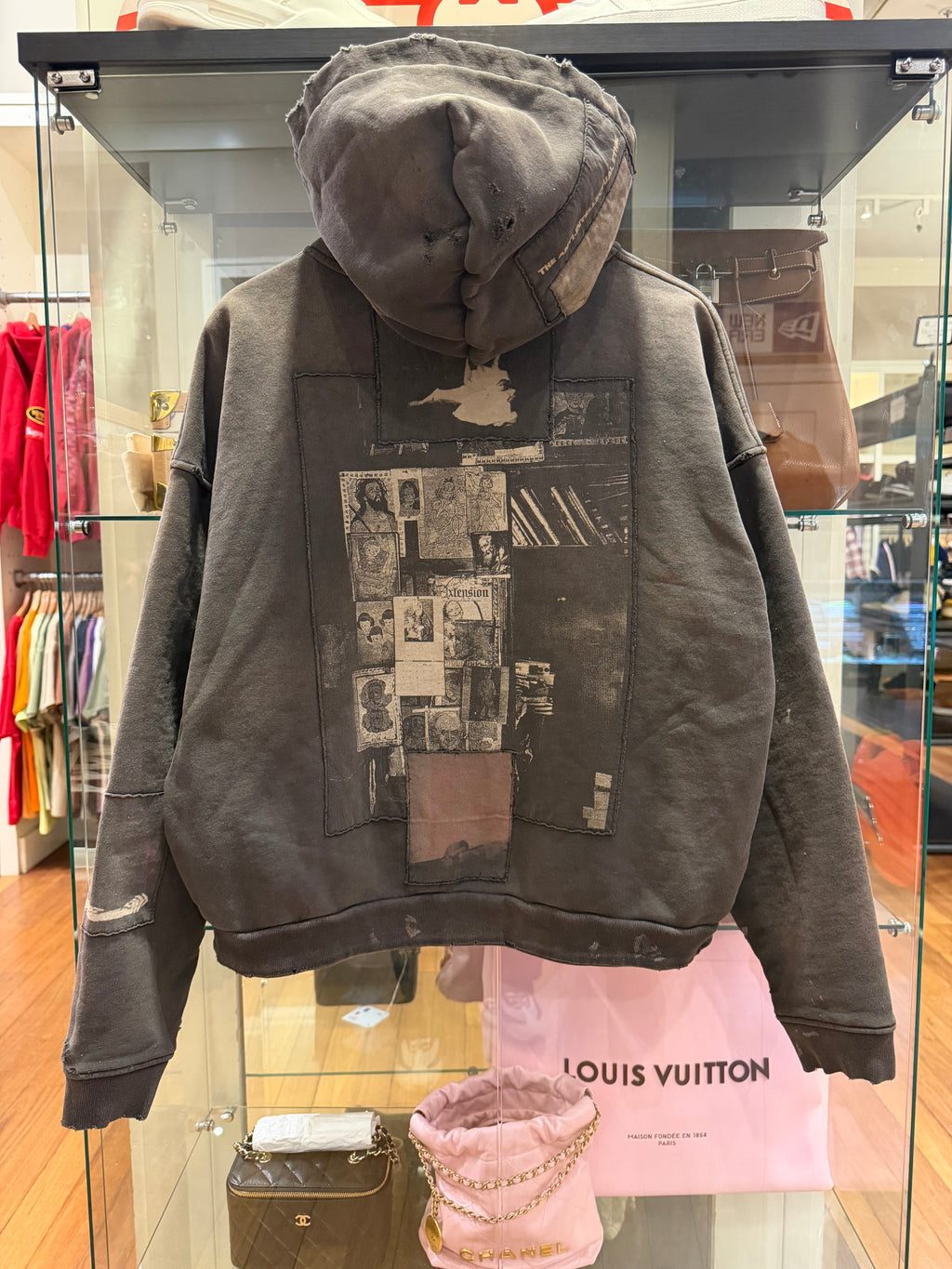 Enfants Riches Deprimes ‘God With Revolver’ Assemblage Zip Up Hoodie