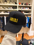 Amiri Spellout Trucker Hat - Black / Yellow