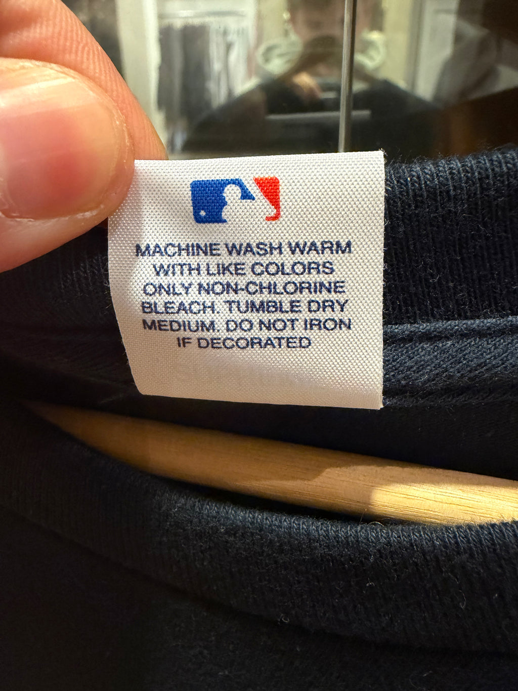 Supreme NY Yankees Box Logo Tee - Navy