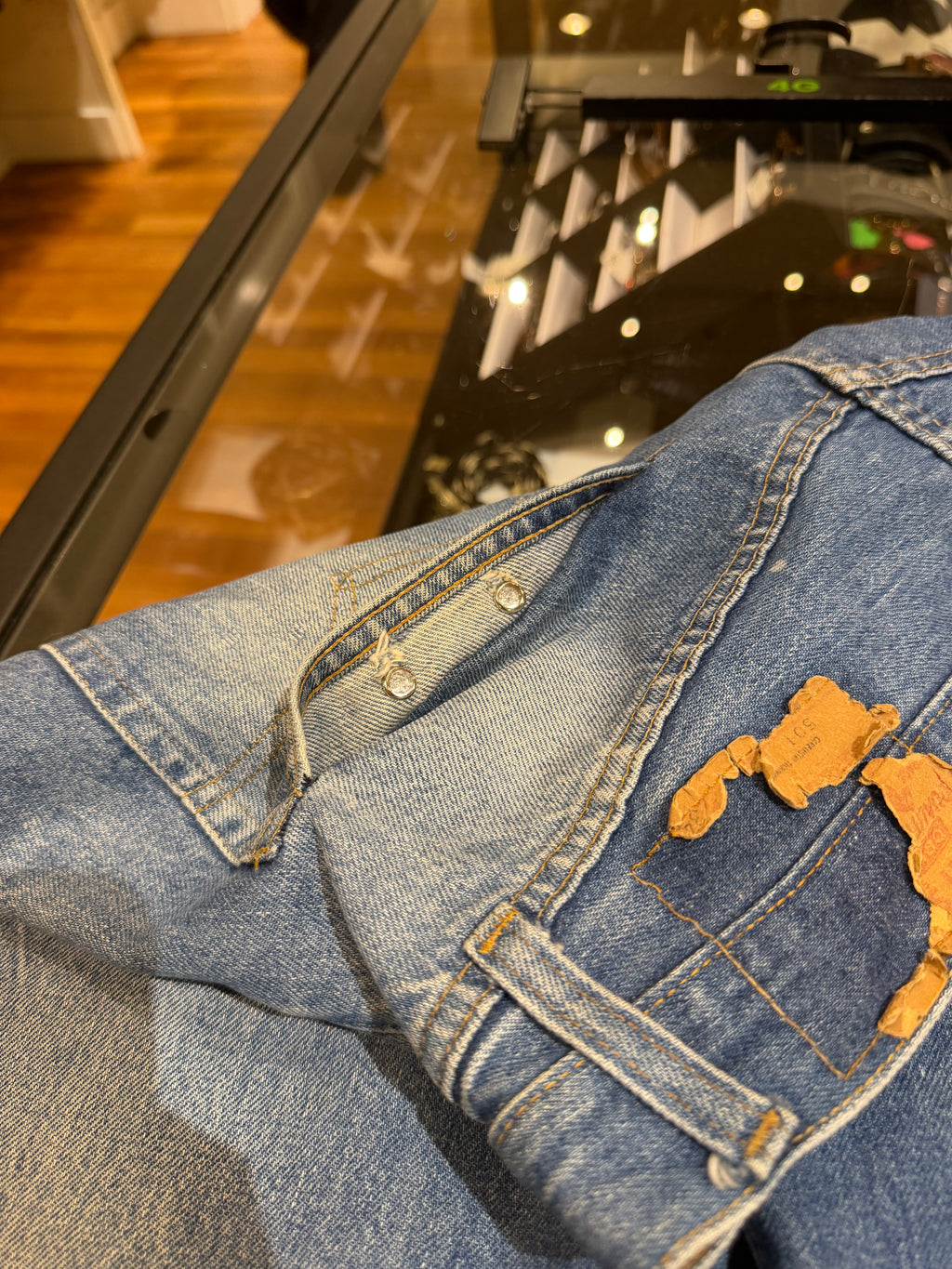 Chrome Hearts Cross Patch Levi’s 501 Denim - Blue