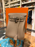 Hermes Hac A Dos PM Backpack in Etoupe