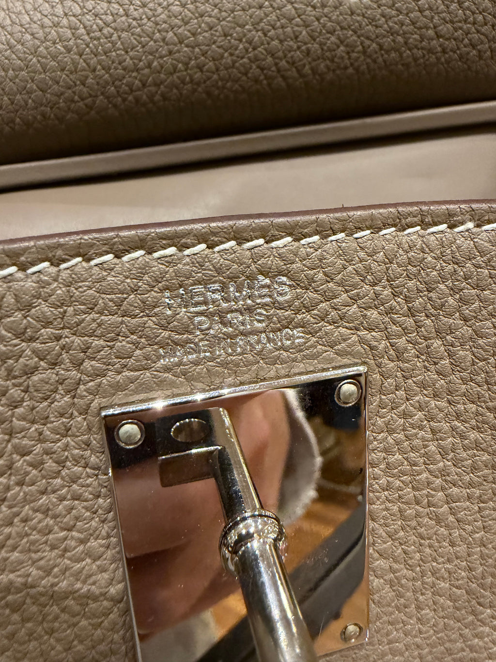 Hermes Hac A Dos PM Backpack in Etoupe