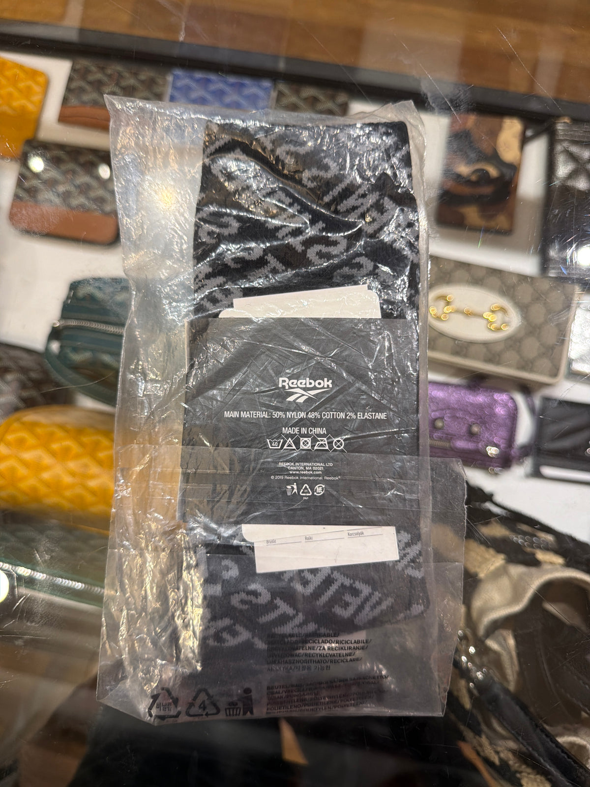 Vetements Mid Length Socks - Black/Grey